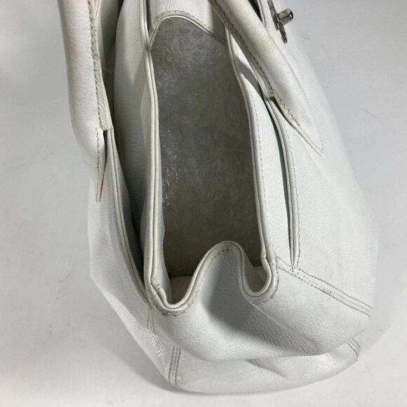 CHANEL Executive CC Shoulder Bag Tote Bag Caviar Leather White/SilverHardware - Picture 7 of 14